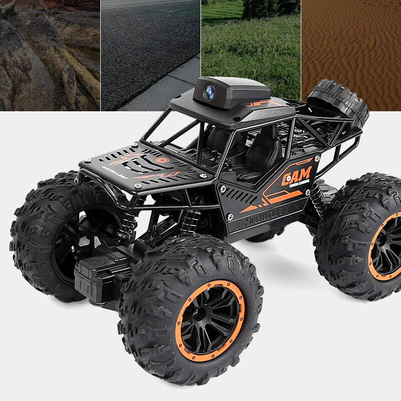 Carrinho com Controle Remoto - Modelo Off Road com câmera em tempo real